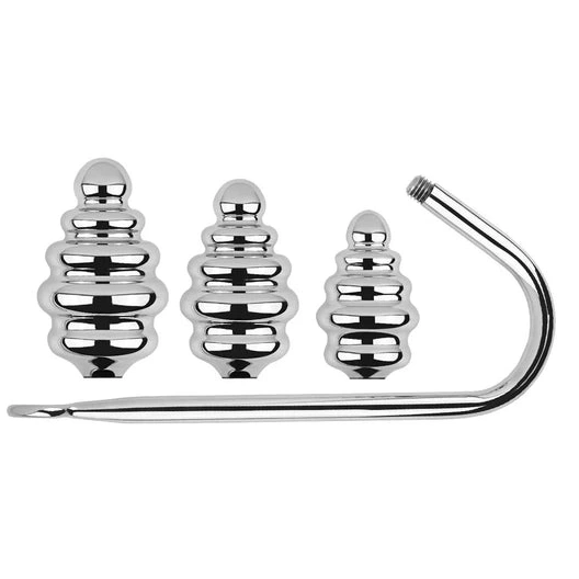 Anal Hooks Anal Set Screw-in Hook 8826 GreatBenefit Ribbed 0727